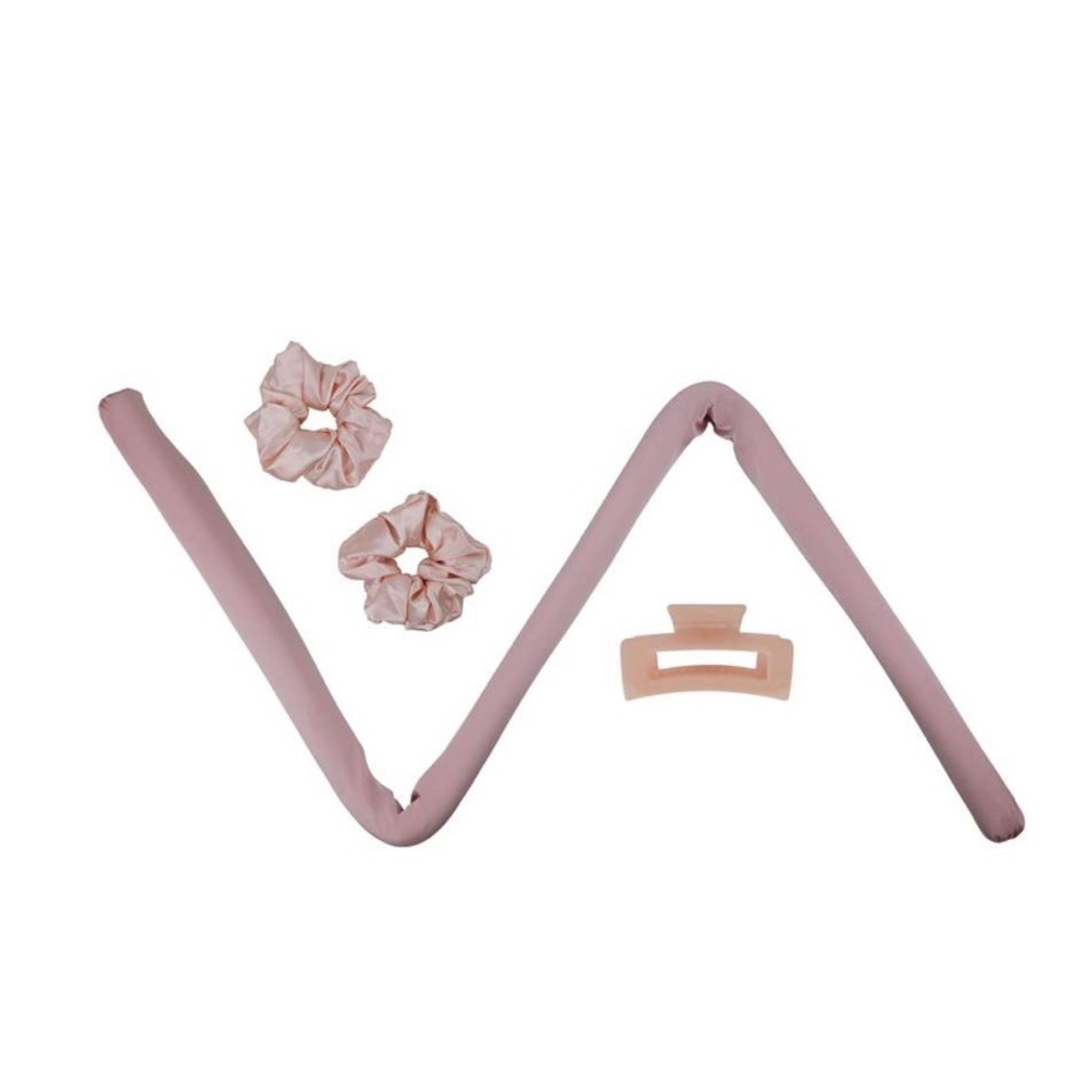 The curl crown - Heatless silk curler - PINK - Picture 5 of 9